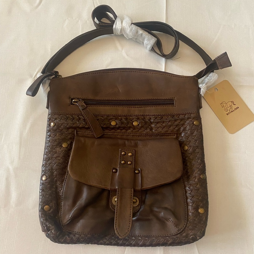 Estalon leather shachel